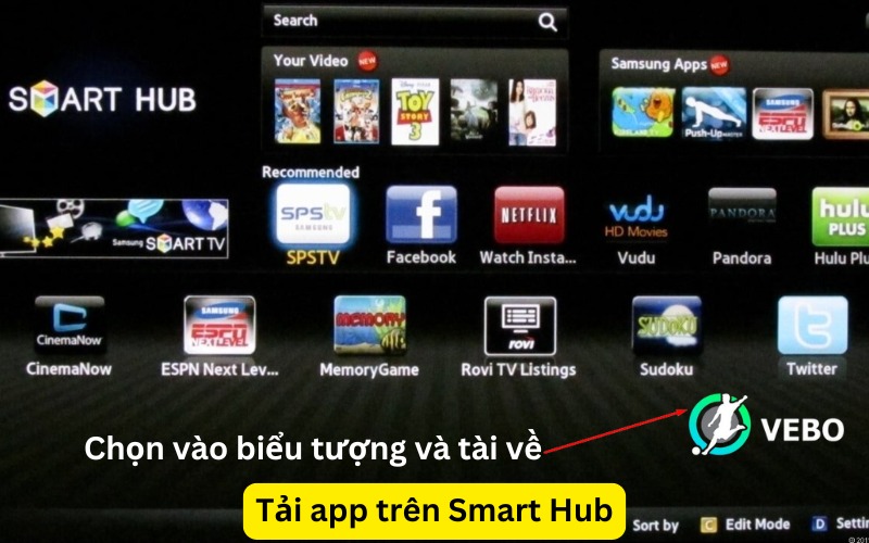 Tải app trên Smart Hub